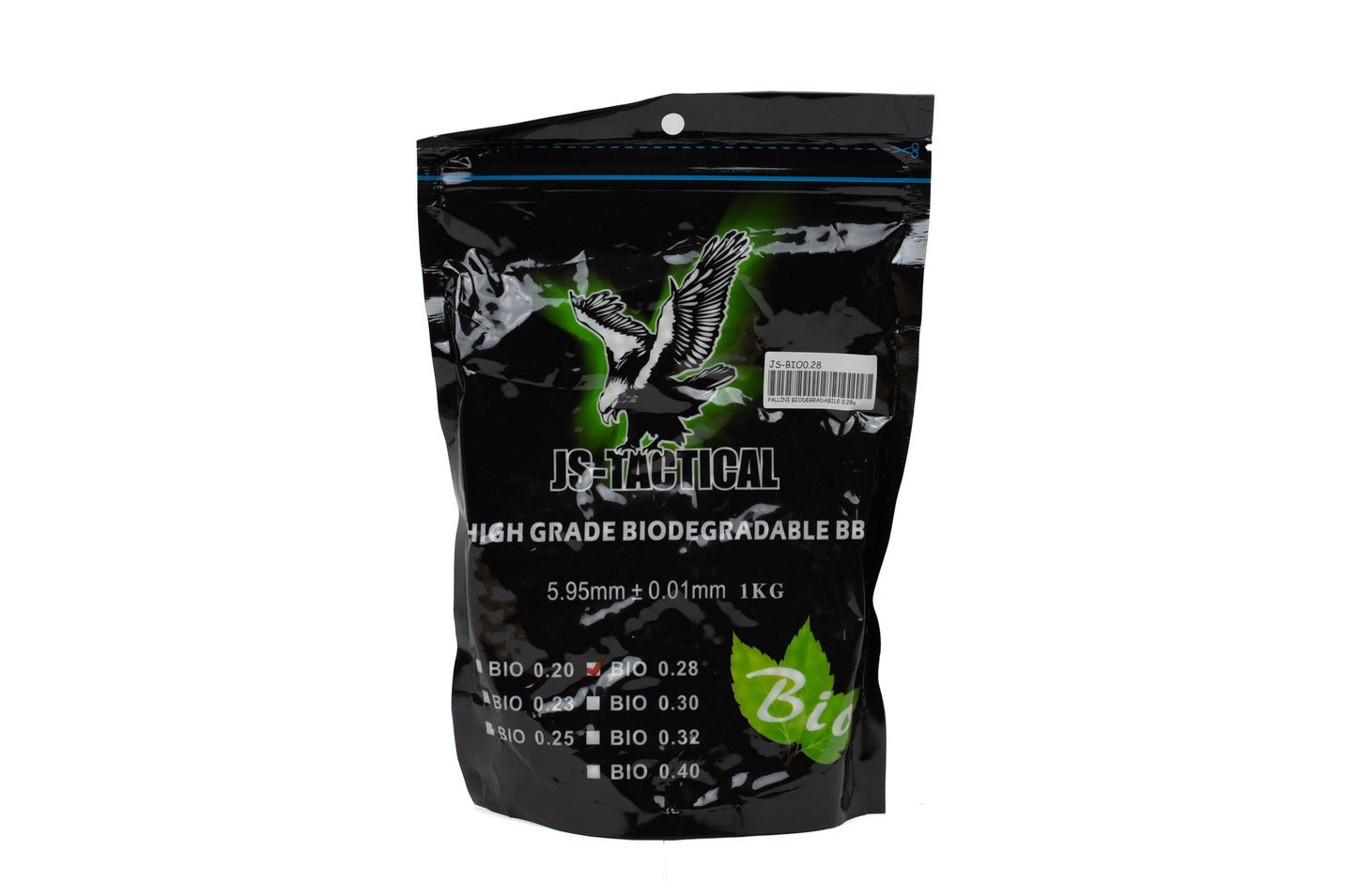 JS-TACTICAL 0.28 WHITE ORGANIC PELLETS (JS-BIO0.28)