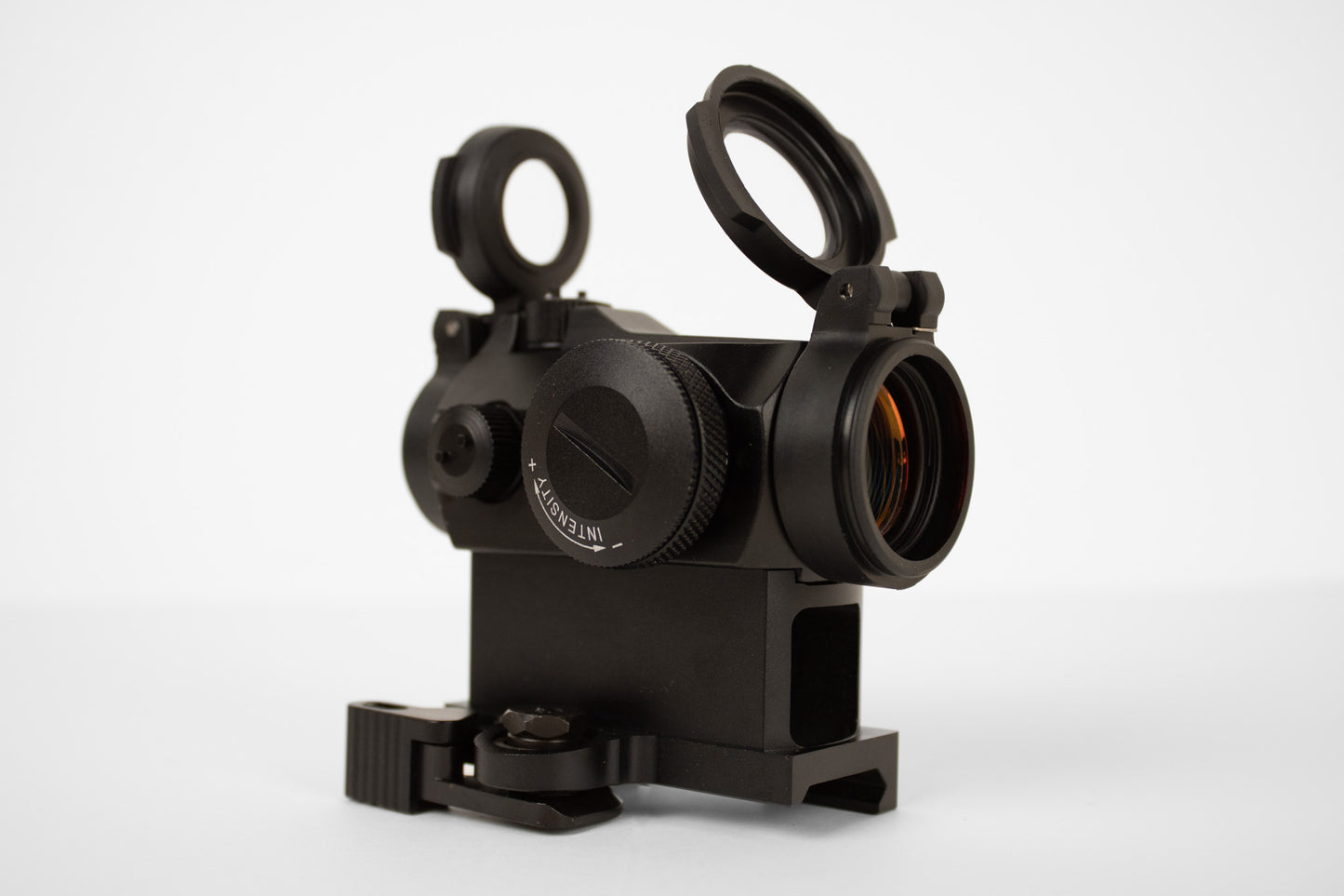 AIM-O RED DOT T2 WITH QD QUICK RELEASE HIGH RAIL, BLACK COLOR (AO5074-B)