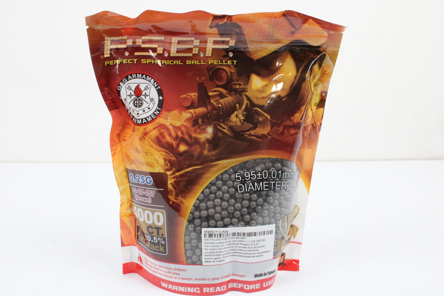 G&G PSBP BB 0.25G BROWN (PERFECT 0.25BR)