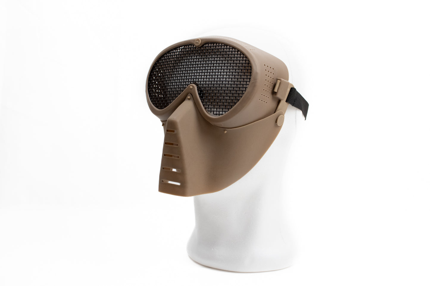 SMALL FLY MASK WITH METAL NET TAN (KR014T)