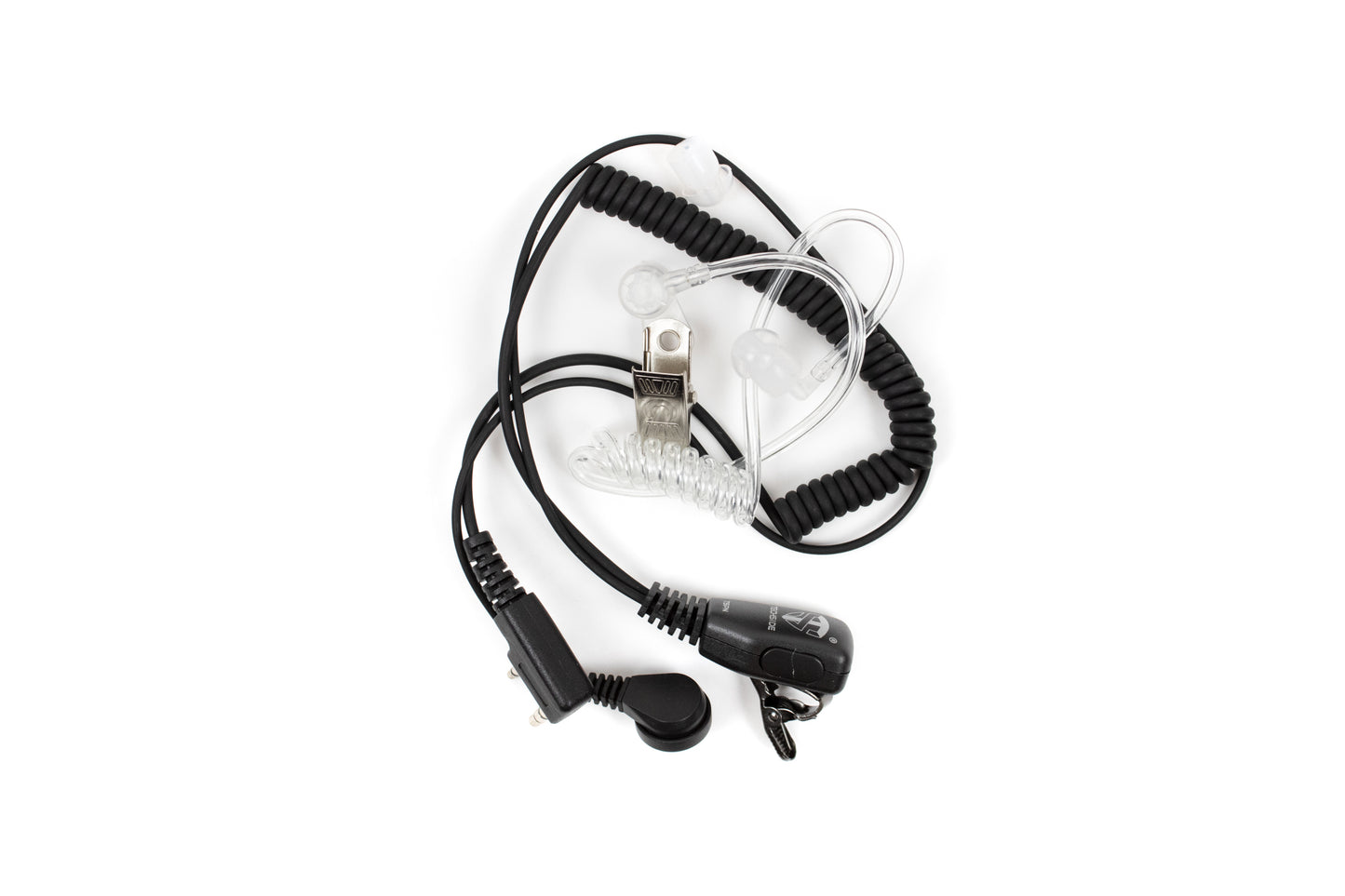 TRANSPARENT PNEUMATIC EARPIECE 2 PIN FOR TRANSCEIVER RADIO (TSPN)