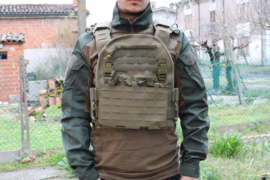 SPECNA ARMS TACTICAL VEST QR II PLATE CARRIER VEST OLIVE (SPE-18-042478)