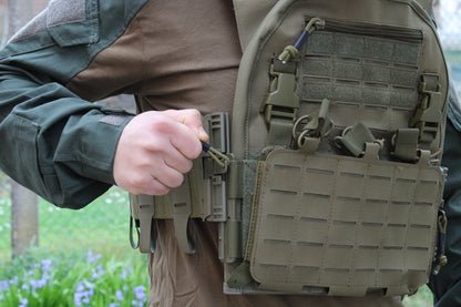 SPECNA ARMS TACTICAL VEST QR II PLATE CARRIER VEST OLIVE (SPE-18-042478)