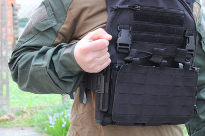 SPECNA ARMS TACTICAL VEST QR II PLATE CARRIER VEST BLACK (SPE-18-042476)