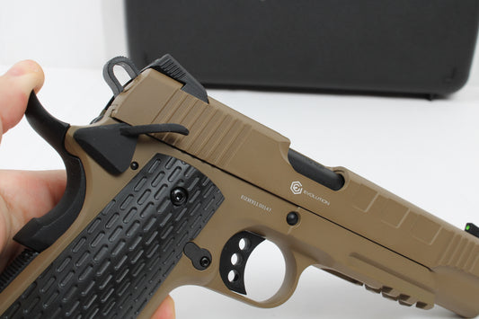 PISTOLA GAS E911 SPECIAL OPERATIONS TAN EVOLUTION (EVL-EP0611-T)